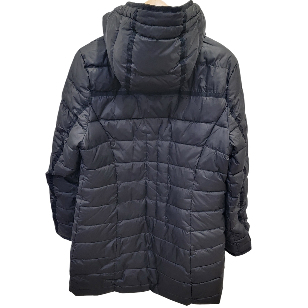 Denver Hayes Lightweight Puffer Jacket Black Hooded Winter Warm Women’s Large - Picture 5 of 17